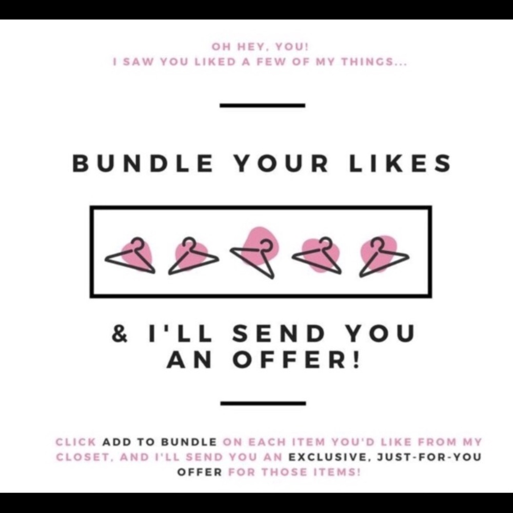 🌹🌸BUNLDE YOUR LIKES FOR AN EXCLUSIVE OFFER🌸🌹